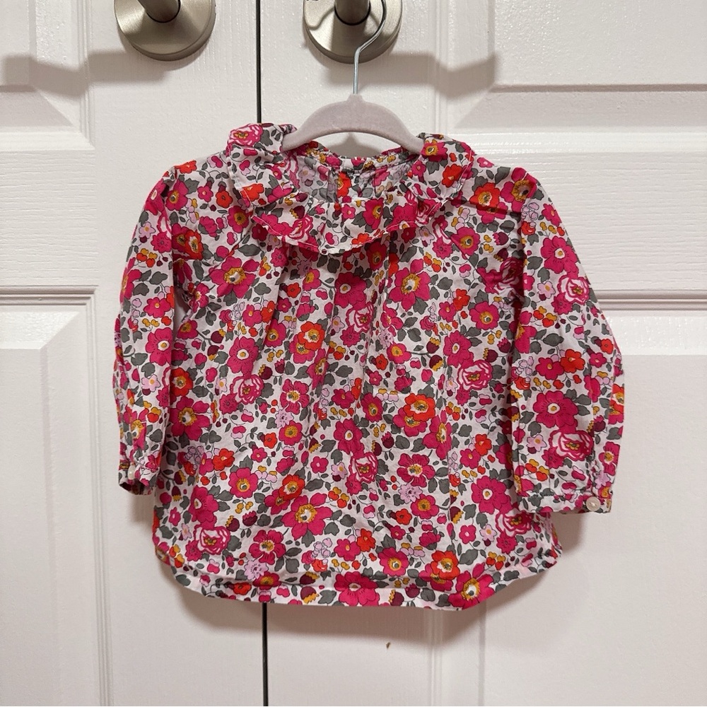 Jacadi 💕 Floral Shirt/Blouse